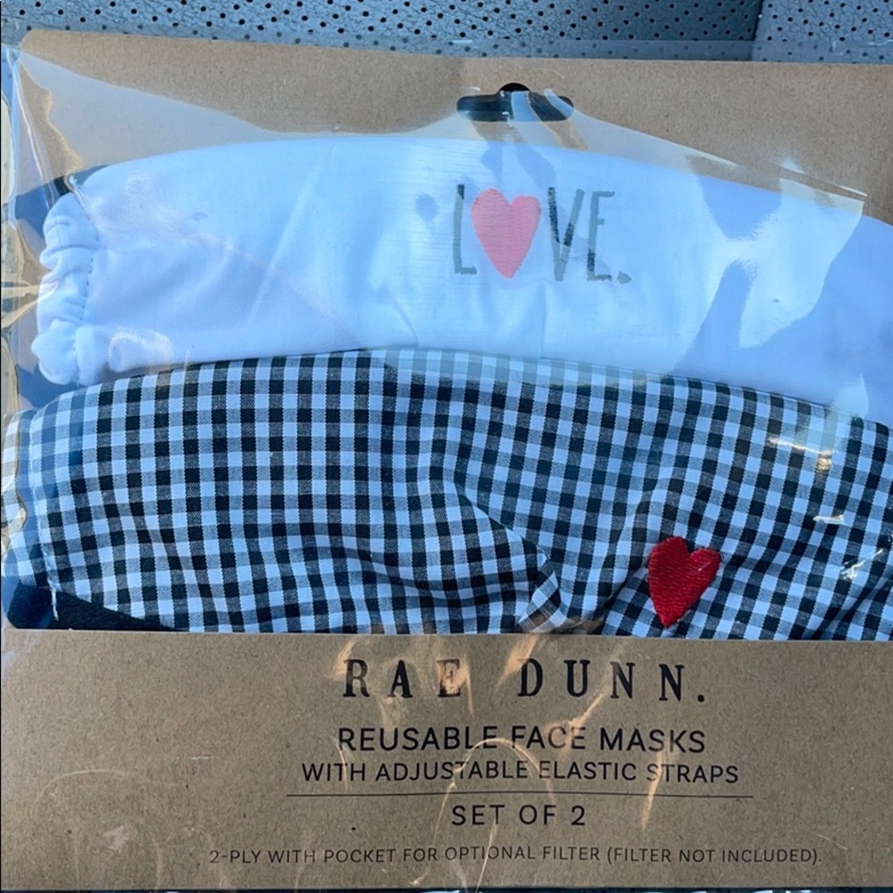 Rae Dunn reusable face mask